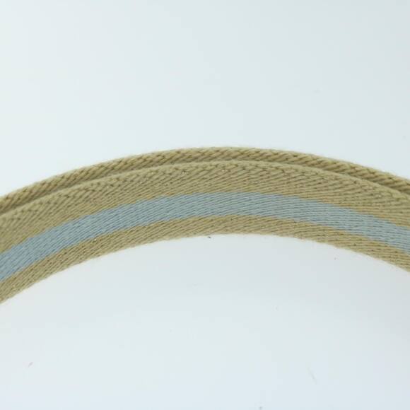 GUCCI Sherry Line Shoulder Bag Canvas Beige Light Blue 005 005 - Picture 8 of 12